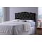 Baxton Studio Rita Full Size Black Faux Leather Upholstered Button-tufted Headboard 118-6416 - alternate 2
